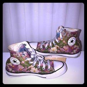 Converse All Star Floral Print High Tops